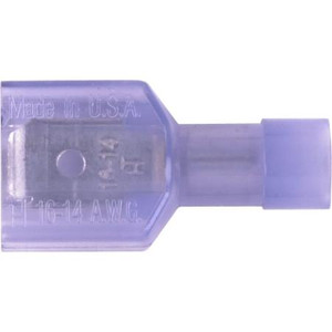 HAINES PRODUCTS Nylon male quick slide connector with butted seam, for wire size 16-14 gauge. Tab size .250" 100 per box.