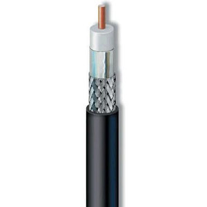 VENTEV TWS-600 Braided Coax Cable, Stranded Outer Connector, copper- clad aluminum Center Conductor. 1/2" OD.