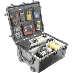 PELICAN Photo/Lid Organizer for 1660 Case. Many pockets in various sizes provides maximum versatility. Black.