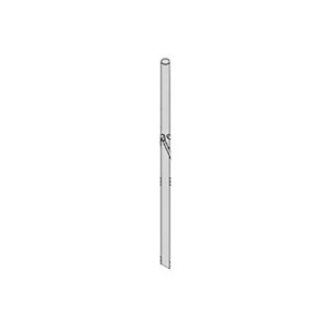 ROHN 2" x 59.50" Mast for non- penetrating Roof Mount. Schedule 40 galvanized steel. FRM Series