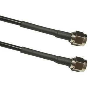 WIRELESS SOLUTIONS 12" TWS-100 Antenna extension cable with SMA Plug (M) to SMA Plug (M). Includes heat shrink.