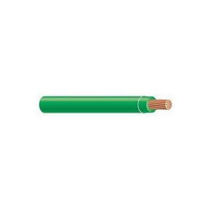 MULTIPLE 10AWG 19 stranded insulated copper wire. Green jacket. Priced per foot.