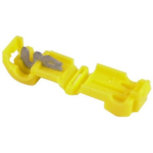 3M Scotchlok(TM) Nylon Insulated Self-stripping female T-tap disconnect for wire sizes 12 gauge. Use with male .250" tab. 50 per box.