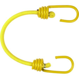 HAINES PRODUCTS 12" heavy duty bungee cord. PVC coated Steel hooks n each end. 9mm 1 each