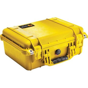 ORLANDO PRODUCTS case designed for USGS RF Wattmeter Kit. Custom foam. Inside Dim: 14.62"L x 10.18"W x 6"D. Yellow case
