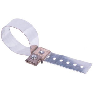 HARGER 8"-12" Copper strap type pipe clamp.