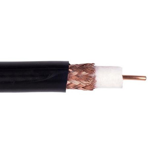 BELDEN RG11/U Broadband, 75 ohm cable. 14 ga. solid center conductor. Duofoil and 95% aluminum braided shields. Black PVC jacket. Tested 5-3000 MHz. 1000'.