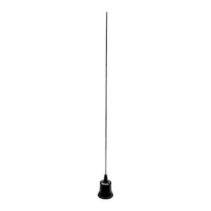 LARSEN 144-174 MHz base station antenna. 2.5dB gain, 200 watt. Direct UHF female term. Includes mounting hardware. Black Coil and Black Ant Whip