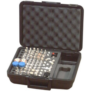 RF INDUSTRIES 70 Piece MEGA Unidapt Expansion Kit. Includes all adapters from RFA-4019 & 4023-01. Expansion Slots and Hinged Case.