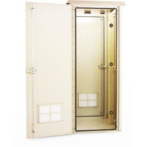 DDB UNLIMITED 62"H x 25"W x 25"D Outdoor aluminum cabinet enclosure. NEMA 250 Type 3,3R,3S,4,4X. 19" or 23" rails. Front,rear doors w/ 3pt lock. DROP SHIP.