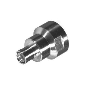 RF INDUSTRIES SMB male unidapt connector. Use with female barrel to create inter-series adapters.