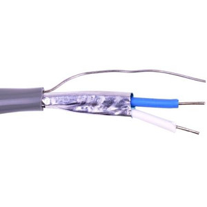 BELDEN T1/DS1 shielded twisted pair cable. 2 pair, 22ga. solid conductor. Shielded with Beldfoil. PVC jacket. 1000' spool. Meets GR-137-CORE specs.