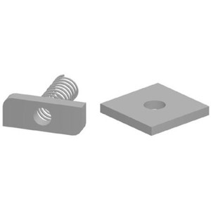COMMSCOPE Spring Nut Kit Includes spring nuts and square washers. 1-5/8" x with 3/8"hole. Kit of 10.