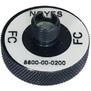 AFL FC thread-on adapter cap is available as an option with Noyes' fiber optic meters.