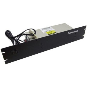 DURACOMM rack mount power supply. 90-264 VAC input, 12 VDC output. 40 Amps continuous.