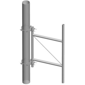 COMMSCOPE Panel Antenna Stand-off Bracket. 24" Stand-off distance. A 2-3/8" OD x 70" pipe is integrated into the bracket.