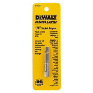 DEWALT 1/4" hex drive socket adapter