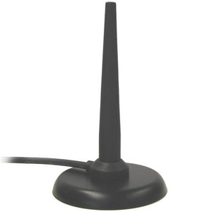 LARSEN 824-960 & 1850-1990 MHz 1.86 dB magnet mount antenna with 12' RG58 dual shield cable and TNC male connector.