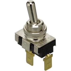 GC/Waldom,Heavy Duty Toggle Switch. 20 Amps max. SPST. With .250 tabs for connections. Quick Connect Terminals.