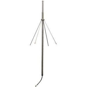 SINCLAIR 118-136 MHz heavy duty omnidirectional antenna. Broadbanded. Unity gain. 250 watts. Includes harness with N male termination & mtg. hardware.