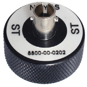 AFL ST thread-on adapter cap is available as an option with Noyes' fiber optic meters.
