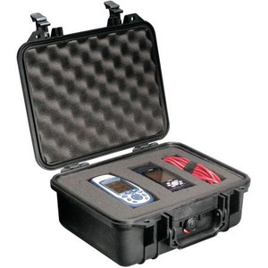 PELICAN Protector Equipment Case, NO FOAM Water tight and airtight to 30 feet Has neoprene o-ring seal. I.D.: 17-7/8"Lx12-3/4"Wx6-3/4"D.BLACK