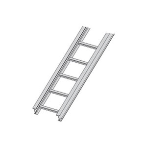 B-LINE BY EATON 10' long x24" wide cable ladder. 3/8" x 1 1/2" tubular side rails with 9" spacing between rungs. Yellow Zinc