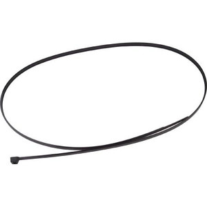 WIRELESS SOLUTIONS 14" UV Black colored cable tie. 120lb tensile strength, 4 1/16" max bundle diameter. 100 pack.