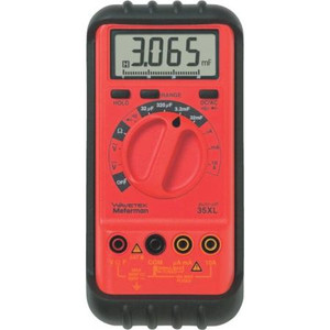 METERMAN 35XP Digital Multimeter. Compact DMM w/Voltect(tm) non-contact voltage, temperature, frequency and capacitance. Replacement f