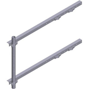 TRYLON STG dual side arm antenna mount for use with Trylon STG standard tower sections. Includes two side arm brackets and all mounting hardware.
