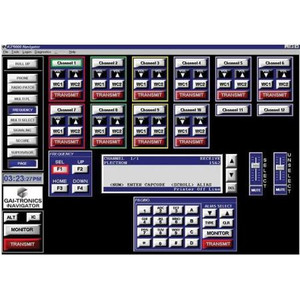 GAI-TRONICS 4 channel Navigator console with Graphical User Interface. Uses 110/220V power supply (485440).