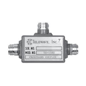 TELEWAVE 132-174/806-902 MHz crossband coupler. 150 watts per channel. 0.3dB insertion loss per pair. N/F term. 2 required. Broadbanded.