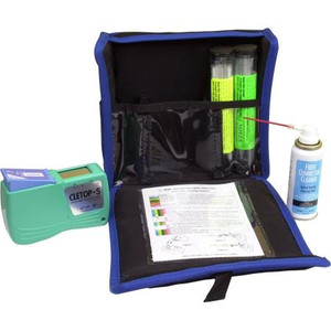 AFL Contractor Cleaning Kit. Contains: 1 canvas pack, 1 can FCC2, Cleaning tubes for 2.5mm, 1.25mm ferrules, 1 Cletop for jumpers with refill cartridge