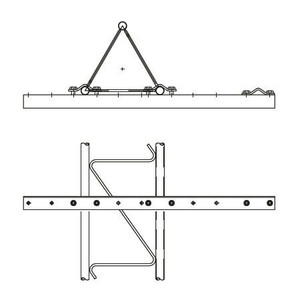 TRYLON STG side arm bracket assembly for use with the Trylon STG towers. Includes single side arm bracket and mounting hardware.