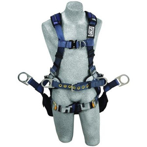 DBISala ExoFit XP Harness. Ergonomic design incorporates shoulder, back, seat, hip and leg padding that stays in place enhancing comfort SMALL