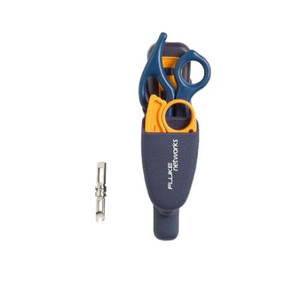 FLUKE NETWORKS IS50 Pro-Tool Kit incl: D914S punchdown tool, EverSharp(tm) 66/110 cut Blade; Electricians D-Snips, Cable Stripper& PVC Pouch.