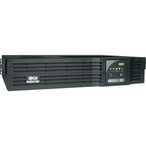 TRIPP LITE rack mount battery backup. Self contained 1110W/1500VA unit. Provides 25 minutes @ 1/2 load, 10 min. full load. Incl. software and cables.