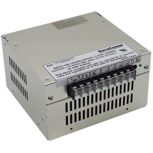 DURACOMM Power Bloc Module. 110/220 VAC input, 24 VDC output. 12 .5 Amps peak, 10 Amps continuous. Used with RM series power supplies.