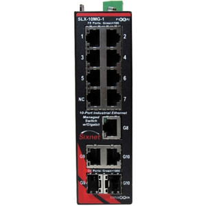 Red Lion Controls 10 Port (7 Fast  3 GigE) Managed Switch w/2 Combo