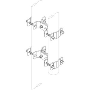 KATHREIN Mounting Kit for KATHREIN Panel antenna. Fits 2-3/8"" to 4-1/2" mast.