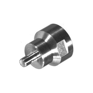 RF INDUSTRIES SMB female unidapt connector. Use with female barrel to create inter-series adapters.