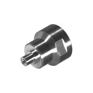 RF INDUSTRIES MMCX female unidapt connector. Use with female barrel to create inter-series adapters.