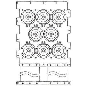 HARGER Box 2 of 2 for 24 unit entrance panel. Consist of: Flat ground strap assembly, surge suppression ground straps. Not for resale. Comp item only