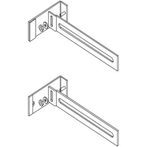 GAMBER JOHNSON equipment mounting bracket/ faceplate for Motorola Syntor X, Motorola Moxy, GE Master 2, GE S950, Midland 71494B, 2.25"H x 6.75"W.