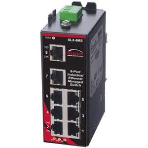 Red Lion Controls 8 Port 10/100 Managed DIN-Rail Ethernet Switch
