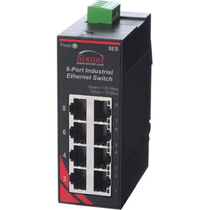 Red Lion Controls 8 Port 10/100 Unmanaged DIN-Rail Ethernet Switch