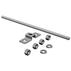 COMMSCOPE Threaded Rod Support kit of 5. Includes 3/8" x 12" rod, nuts, washers, ceiling bracket.