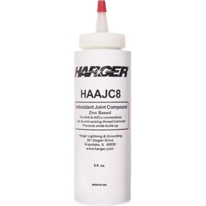 HARGER oxide inhibiting joint compound. Zinc granules suspended in a synthetic base. 8 oz.