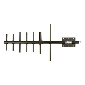 TELEWAVE 824-896 MHz directional yagi antenna. 10dB gain, 500 watts. Direct N female termination. Includes mounting hardware. Txylan protective coating.