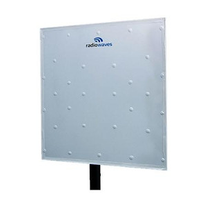 RADIOWAVES 5.15-5.850 GHz Xcelarator 2 Foot Flat Panel. 28.0 dBi midband gain. Lightweight, low profile. 40dB front-back ratio. N/F conn.